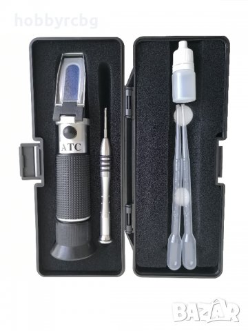 Захаромер Рефрактометер за плодов сок, вино, Brix 0-32%, снимка 5 - Градински цветя и растения - 16292452