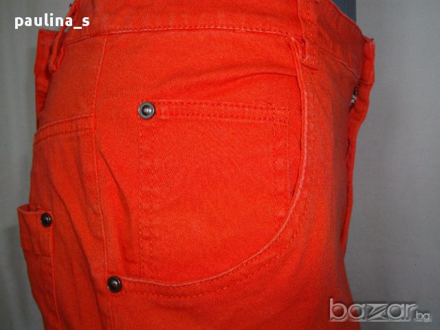 Маркови дънки в оранжево "Basic colection"clothing / оранжеви дънки / голям размер, снимка 6 - Дънки - 14622122