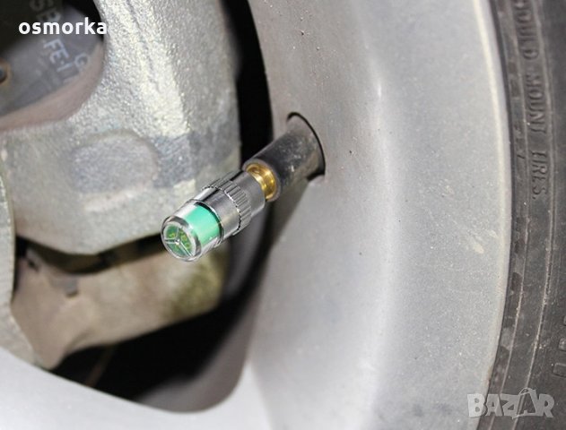 4 капачки за гуми с индикация за налягането вентили кола велосипед мотоциклет, снимка 5 - Аксесоари и консумативи - 23310962