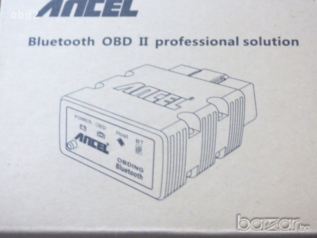 Професионален Ancel® ELM327 on/off интерфейс за диагностика на автомобили OBD2, снимка 1 - Аксесоари и консумативи - 21128314