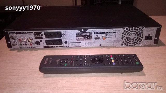 sony rdr-at205 dvd recorder hdd/dvd+remote-от швеицария, снимка 15 - Ресийвъри, усилватели, смесителни пултове - 18916646