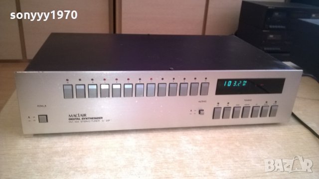 macLair-stereo tuner-made in japan-внос швеицария, снимка 2 - Ресийвъри, усилватели, смесителни пултове - 24536013