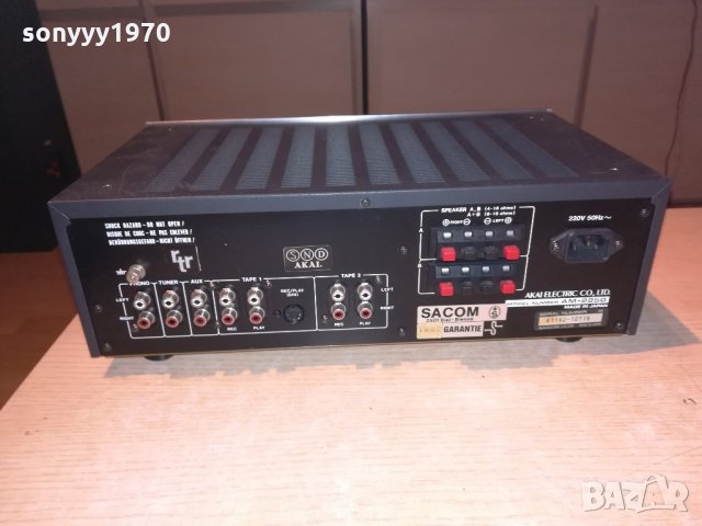 akai stereo amplifier-made in japan-внос швеицария, снимка 17 - Ресийвъри, усилватели, смесителни пултове - 21492515