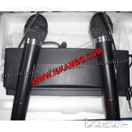 Два безжични микрофони с приемник , WR-306, снимка 5 - Друга електроника - 13396994