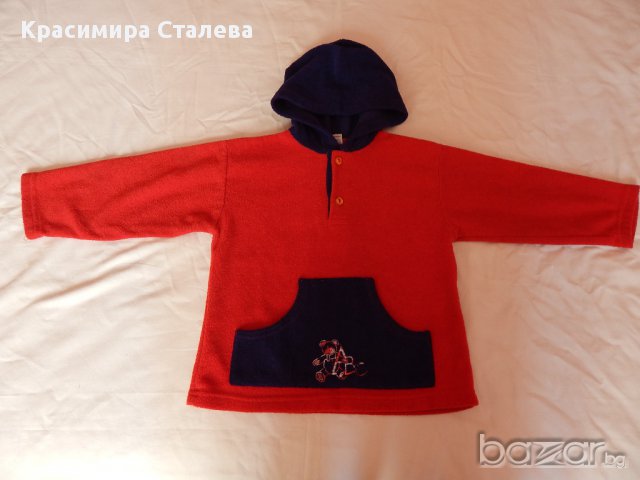 Поларена блузка,тип суичер 3 год. 