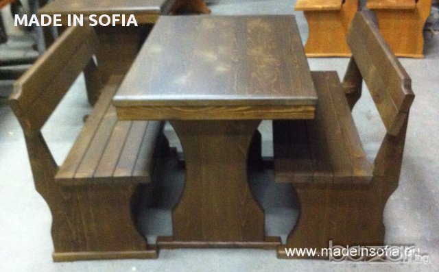 Състарени маси и пейки комплекти, винтидж стил.  , снимка 11 - Градински мебели, декорация  - 10153012