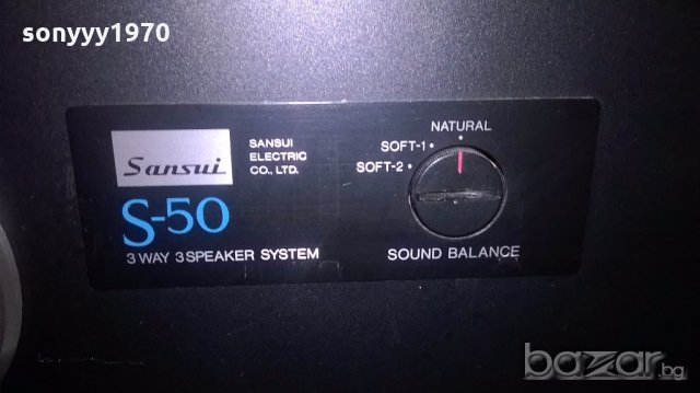 ПОРЪЧАНИ-sansui s-50-3way speaker system-made in japan-внос uk, снимка 10 - Тонколони - 19957943