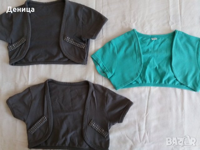 Болеро, сиво, р-р 98-104