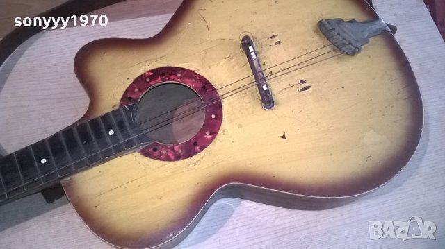 ПОРЪЧАНА-АНТИК-orfeus-ретро колекция-китара-102х40х8см, снимка 8 - Китари - 25186925