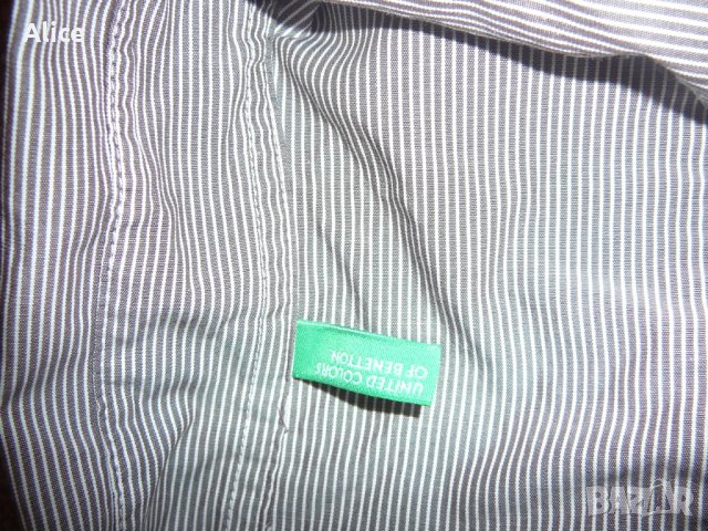 Дамска риза на Benetton, размер L, снимка 8 - Ризи - 24962228