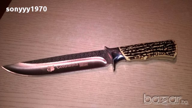 Columbia-31см-масивен и здрав нож за колекция или ползване, снимка 6 - Антикварни и старинни предмети - 17747494