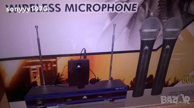 behringer profi wirelles microphones, снимка 15 - Микрофони - 24756361