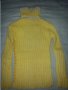 Ръчно изработен пуловер в жълто, снимка 2