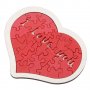 Дървен пъзел I Love You Обичам те за влюбени любов гаджета  , снимка 6
