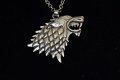 Колие Вълк oт Игра на Тронове дом Старк / Game Of Thrones Wolf House Stark, снимка 4