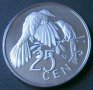 25 цента 1974 PROOF, Британски Вирджински острови, снимка 1 - Нумизматика и бонистика - 16039666
