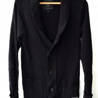 Jack & Jones ® Premium мъжка черна жилетка 100% памук , снимка 1 - Пуловери - 23465908