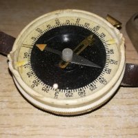 АНТИК-компас-руска ретро колекция с кожена каишка-водомер, снимка 4 - Колекции - 20576322