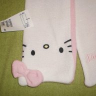 Детско шалче Hello Kitty в розово и бяло, снимка 4 - Шапки, шалове и ръкавици - 8586089
