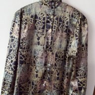 Сатенена блуза, размер М, снимка 2 - Блузи с дълъг ръкав и пуловери - 17492682