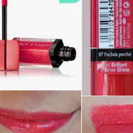 Червило Bourjois Rouge Edition Aqua Laque Fuchsia Perche – 07, снимка 1 - Декоративна козметика - 17299383