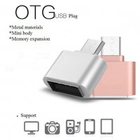 Преходник USB 2.0 към Мicro USB OTG, снимка 1 - Друга електроника - 26035465