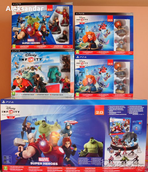 Нови ps3,ps4,Disney Infinity Starter,Combo pack,Marvel,Дисни,стич,пс3, снимка 1