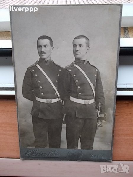  Стара фотография картон - 3 , снимка 1