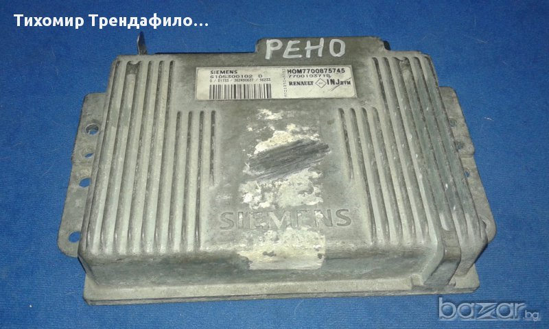 Ecu 1.6 отключен ECU Renault Megane S105300102D Fenix5 IMMOOFF, S105300102 D, HOM7700875745, снимка 1