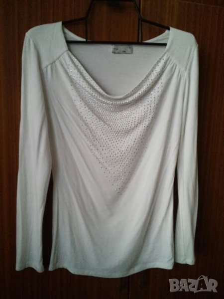 2 Бели дамски блузки, снимка 1