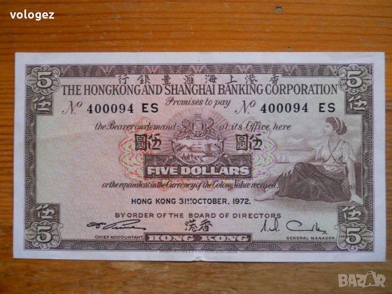банкноти - Хон Конг, Макао, Тайван, Китай, снимка 1