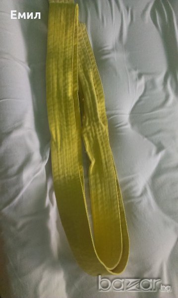 Колан за карате таеклондо и др. жълт, снимка 1