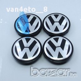 4 бр. капачки за джанти на VW с диаметър 60 mm , снимка 1