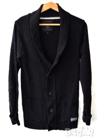 Jack & Jones ® Premium мъжка черна жилетка 100% памук 