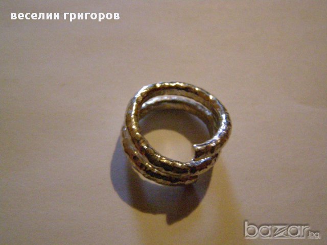 сребърен пръстен, снимка 4 - Пръстени - 10936205