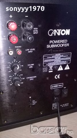 canton powered subwoofer 40х38х23см-внос швеицария, снимка 13 - Тонколони - 18409623