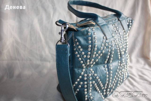 GINA TRICOT - Италианска маркова чанта 100% естествена кожа, снимка 2 - Чанти - 11703294