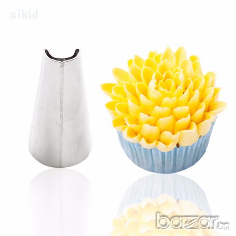 тънки извити листа накрайник за пош украса торта декор