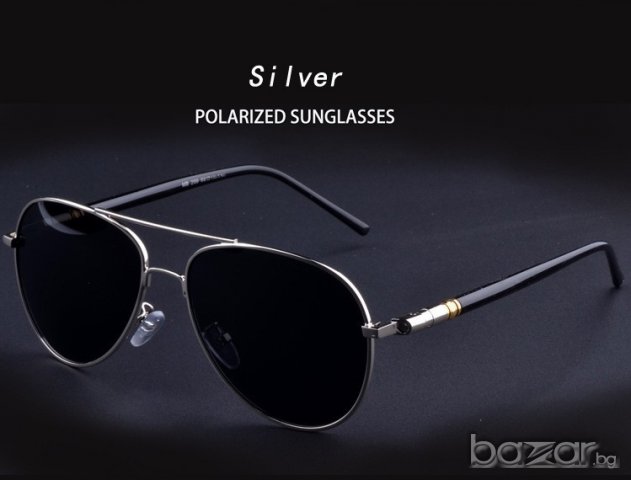 Мъжки Слънчеви Очила Aviator (Silver) в Слънчеви и диоптрични очила в гр.  Пловдив - ID7554344 — Bazar.bg