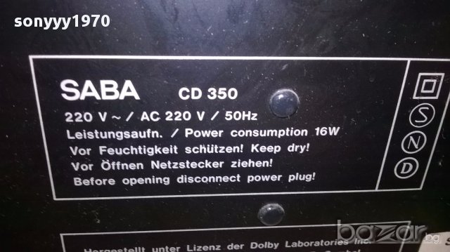 Saba amplifier+deck+tuner-внос швеицария, снимка 18 - Ресийвъри, усилватели, смесителни пултове - 17479362