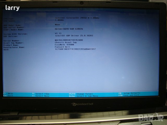 Packard Bell EasyNote TE69HW лаптоп на части, снимка 4 - Части за лаптопи - 24700568