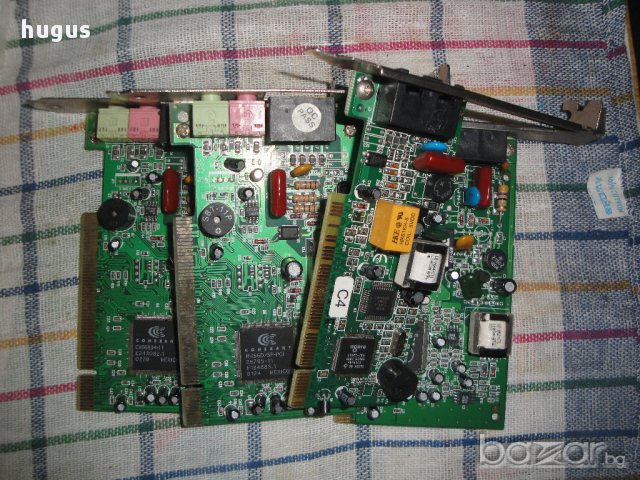 Факс PCI платка с RJ1, снимка 1 - Рутери - 11724542
