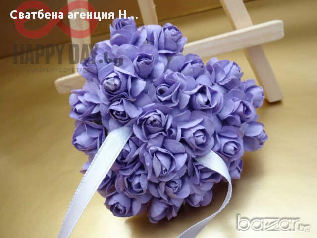 Сватбена възглавничка за халки Бюти, снимка 3 - Сватбени аксесоари - 14769706