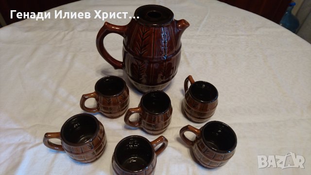 Сервизи за питиета от керамика и стъкло