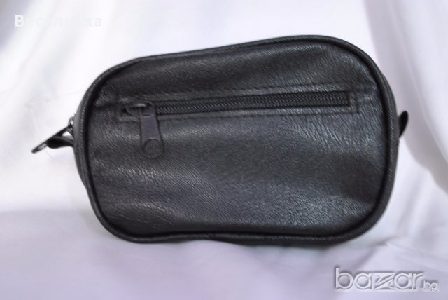 Черна чантичка с цип-06, снимка 1