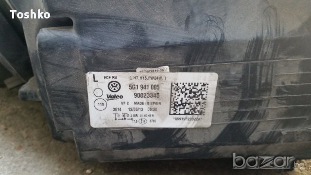 ляв фар VW Golf, снимка 4 - Части - 18095905