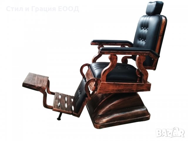 Бръснарски стол Poseidon - S66N, снимка 3 - Бръснарски столове - 24512390
