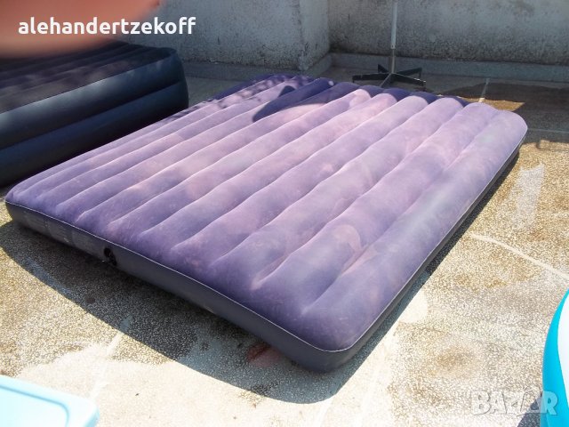 Винилов надуваем басейн басейн с твърд борд надуваем матрак дюшек и легло , снимка 7 - Други стоки за дома - 22645200