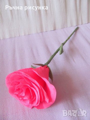 Голяма и малка роза комплект за общо 4лв, снимка 4 - Изкуствени цветя - 23916348