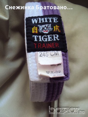 Кимоно за джудо White Tiger за млади бойци, снимка 2 - Спортна екипировка - 18447183